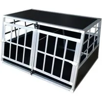 metra-direkt Hunde-Transportbox Hundetransportbox L fürs Auto, Reisebox, Hundebox, Transportbox