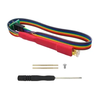 WSON Chip Programming Probe 8x6/6x5 Burn Write Probe 1.27mm Pitch 3D-Shaped Handheld Block 2x4Pin Cable with Elastic Sto