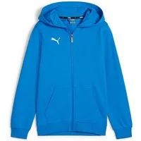 PUMA Kapuzensweatjacke TEAMGOAL CASUALS HOODED JACKET JR mit Kapuze, für Fußball, mit Reißverschluss, Regular Fit