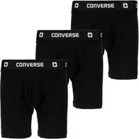 Converse Boxershorts MENS SOLID 3PK COTTON BB (3-St) 3er-Pack, mit elastischem Bund, aus Baumwolle und Elasthan