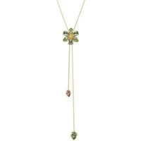 Swarovski Y-Kette Schmuck Geschenk Idyllia Y-Anhänger Blume, mit Swarovski® Kristall