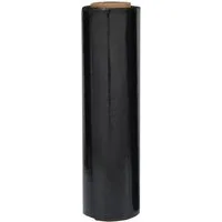 BAYLI Klebeband 1 Rolle - Stretchfolie in SCHWARZ - 500mm x 250m 23my - Palettenfolie
