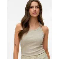 Vero Moda Tanktop VMKIKI S/L O-NECK TOP JRS BTQ Viskosemischung, regular fit