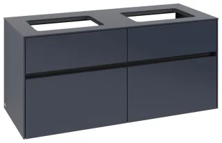 Villeroy & Boch Waschtischunterschrank Collaro C115B0 1200x548x500mm m. Bel. 4 Ausz. für 2 Waschtisc C115B0VQ