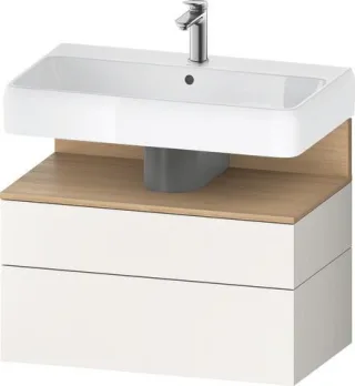 Duravit Qatego Waschtischunterbau wandhängend Weiß Supermatt 790x470x590 mm - QA4394030840000 QA4394030840000