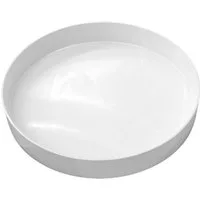 Spetebo Tablett Kerzentablett rund Dekotablett - 25 cm, Kunststoff, (Anzahl, 1-tlg., Stück), Vielseitig einsetzbar