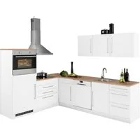 KOCHSTATION Winkelküche KS-Samos, Stellbreite 200x270 cm, wahlweise mit E-Geräten und Induktion
