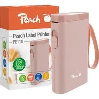 PE110, Etikettendrucker pink, Thermodirektdruck