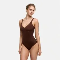 cfab Shaping-Body Shiny Sculpting String-Body-Braun-XS (1-tlg)