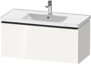 Duravit D-Neo Waschtischunterbau wandhängend Weiß Hochglanz 984x452x440 mm - DE42560BD220000 DE42560BD220000