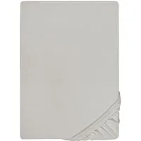 Biberna Spannbettlaken THEA Baumwoll-Jersey mit Elasthan, 160 g/m², Jersey-Elasthan, Gummizug: rundum, (1 Stück), Bettlaken für Matratzen bis 25 cm Höhe, pflegeleicht, bügelfrei