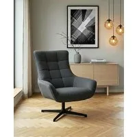 OTTO home Ohrensessel LEMOORE - OTTO. Verlässliche Qualität., Relaxsessel, TV-Sessel, 360° Grad drehbar, Feinstruktur