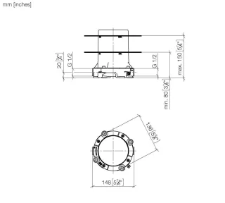 Dornbracht UP-Bodenbefestigung SERIENNEUTRAL 35945970 3594597090