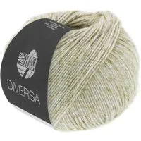 LANA GROSSA DIVERSA Häkelwolle, 210 m (leichtes Baumwoll-Mischgarn mit zartem Mélange-Effekt), 50 g
