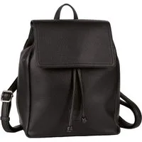 Gabor Rucksack Elfie, aus fein genarbtem, glattem Kunstleder und mit einem Logo Rubber Patch