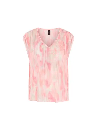 Marc Cain Sports - Ärmellose Plissee-Bluse candlelight peach - Gr. - 36