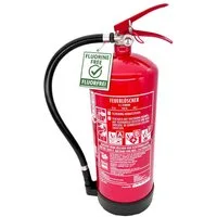 EXDINGER Schaum-Feuerlöscher Fettbrandlöscher fluorfrei ABF/-30FP 6l frostsicher 13A 144B 40F, Dauerdruck, ABF-Schaum, fluorfrei, (2-St) Dauerdrucklöscher fluorfrei, frostsicher