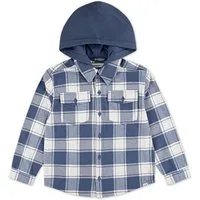 Abercrombie Kids Flanellhemd AFB HOODED FLANNEL SHIRT mit Kapuze und Brusttaschen, kariert, for boys