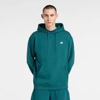 New Balance Kapuzensweatshirt Sport Essentials Fleece Hoodie mit Rundhalsausschnitt, Langarm-Design, aus Baumwolle und Polyester