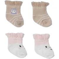 Baby Born Puppenkleidung 2 Paar Socken, Schaf