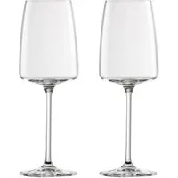 Zwiesel Glas Weinglas Weinglas leicht & frisch 2er-Set Vivid Senses, Glas