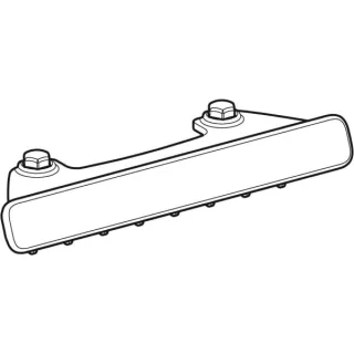 Geberit Ablaufdeckel mit Kammeinsatz, Magnetbefestigung chrom, 244293211 244293211