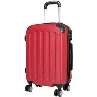 Warenhandel König Hartschalen-Trolley Gronau, 4 Rollen, aufrecht rollbar, beidseitig packbar, robust, leicht