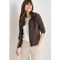 CECIL Kapuzensweatjacke mit Kapuze und Taschen