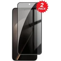 Wigento Displayschutzglas Privacy 2x für Xiaomi 17T Pro Display 9H Hartglas Blickschutz für Xiaomi 17T Pro, Spar Set Privacy Display Schutz Glas