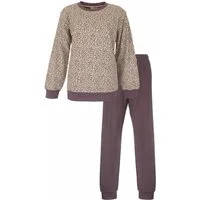 Tenderness Schlafanzug Damen Frottee Pyjama (2 tlg) kuschelige Qualität