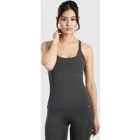 Smilodox Tanktop Missie, figurbetontes Sporttop, schmale Träger, breiter Bundabschluss Unterhemd, Stretch-Komfort Shirt, Alltag, Training Layering