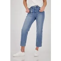 Monari 7/8-Jeans Jeans 64cm Regular fit mit Anhänger