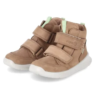 Superfit Stiefeletten BREEZE  Braun - Gr. 22 -  Leder und Textil