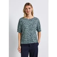 STREET ONE Rundhalsshirt im soften Baumwoll-Mix
