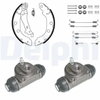 Delphi Bremsbacken vormontiert hinten Nissan Primera P11