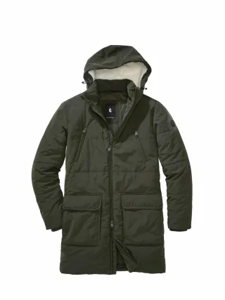 Mey & Edlich Herren Wintertreiben-Parka Grün 58 % Polyamid, 42 % Polyester