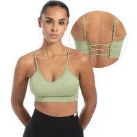 Smilodox Sport-BH Alma, Shaped Fit Yoga Bra, mit herausnehmbaren Cups V-Ausschnitt, Blickdicht, Ohne Bügel, Verstellbare Träger Sport Top