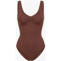 SNOCKS Shaping-Body Shaping Body Damen mit breiten Trägern (1-tlg) figurformend mit starkem Support