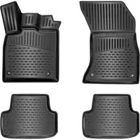 ELMASLINE Auto-Fußmatten Gummi (4 St), für FORD S-MAX 2 (2014-2023) II. Generation - 3D Gummimatten mit extra hohem Rand für mehr Schutz - Passend für Baujahre:, 2014 - 2023