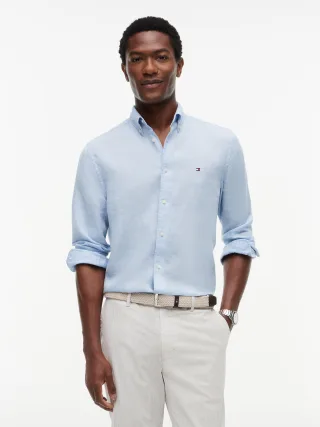 PIGMENT DYED LI SOLID RF SHIRT Breezy Blue - Gr. - L