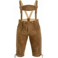 Ramona Lippert Trachtenlederhose Kniebundlederhose Michael – Traditionelle Trachtenhose aus Leder