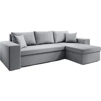 Luxusbetten24 Schlafsofa Designer Sofa Denver, mit Stauraum und Schlaffunktion
