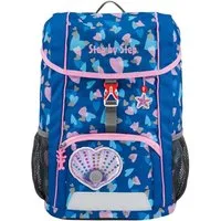 Step by Step Schulranzen Kinderrucksack, KID REFLECT Seashell Pearl 3-teilig, 13 l (3-teilig), Vorschule, Freizeitrucksack, ergonomisch, mit Sitzkissen