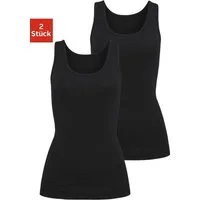 H.I.S Unterhemd (2er-Pack) aus elastischer Baumwoll-Qualität, Tanktop, Unterziehshirt