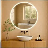 CLP Wandspiegel Laconia (1er), Anti-Beschlag, LED-Licht, dimmbar, 3 Modi, IP44