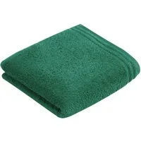 Vossen Badetuch Calypso Feeling, Walkfrottee (2-St), mit schmaler Bordüre, aus 100% hochwerter Baumwolle, Vegan, einfarbig