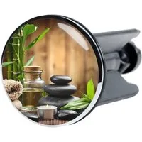 Sanilo Waschbeckenstöpsel Spa, Ø 4.0 cm, hochwertig, universell, mit Motiv, 100% wasserdicht
