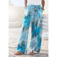 Buffalo Palazzohose mit weitem, lockerem Bein mit elastischem Bund, Schlupfhose, leichte Sommerhose, Schlupfhose