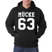 Youth Designz Kapuzenpullover Mücke 63 Herren Hoodie Pullover mit Retro Classic Print