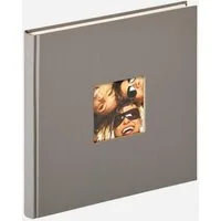 Fotoalbum Walther Fun FA-205-X Buchalbum 26x25 grau